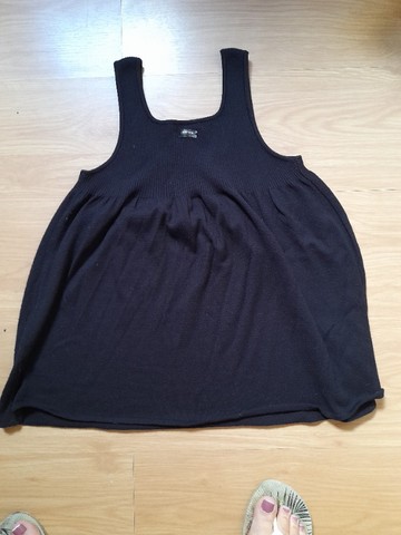 Blusa tricot feminina na cor preta tamanho M, serve em G, da M.Office - Foto 3