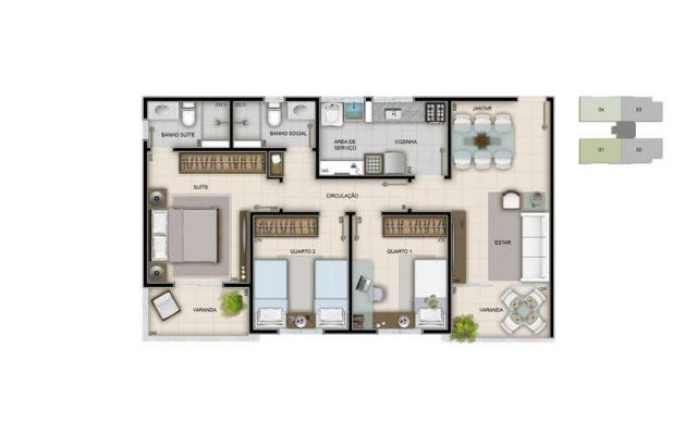 Jardim Jaraguá - 76m² a 143m² - Belo Horizonte, MG - Foto 19