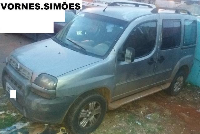 Fiat Doblo Adventure 1.8, 5 portas, licenciado 2019, DUT em Branco.