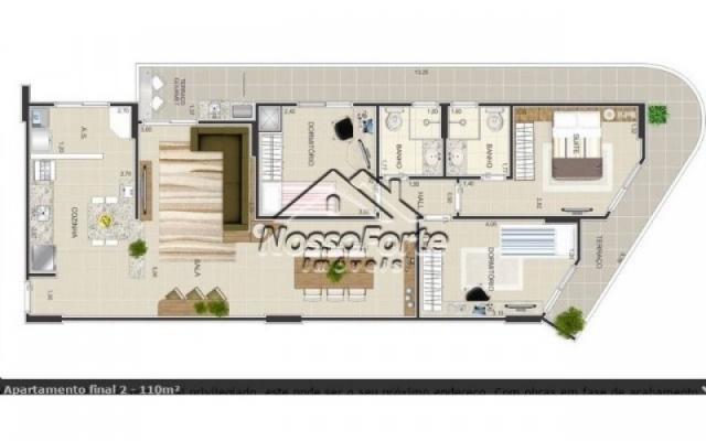 Apartamento na Guilhermina em Praia Grande - Foto 11