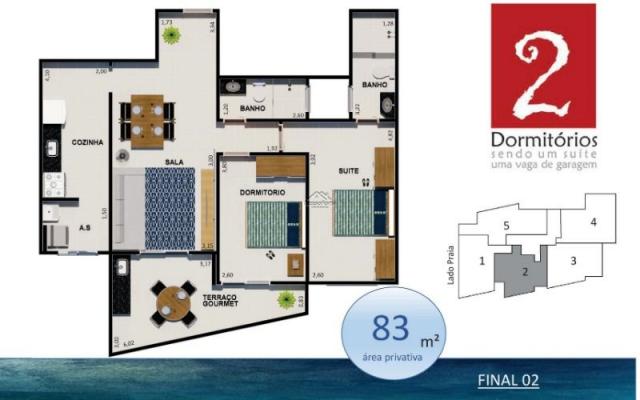 Lançamento Apartamento na Guilhermina em Praia Grande - Foto 7