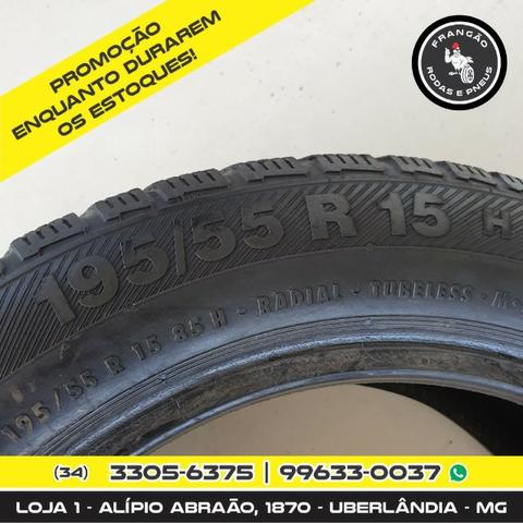 Vendo 2 Pneus 195/55 R15 Seminovos Barum - Foto 3