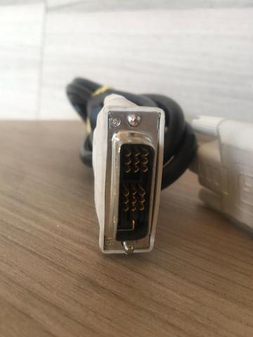 Cabo Monitor Padrão Dvi X Dvi 1,60m Metros 18 pinos - Foto 4