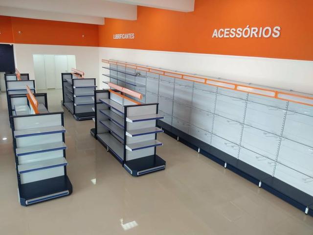 Linha de gondolas para FARMÁCIA ( PRATELEIRA)