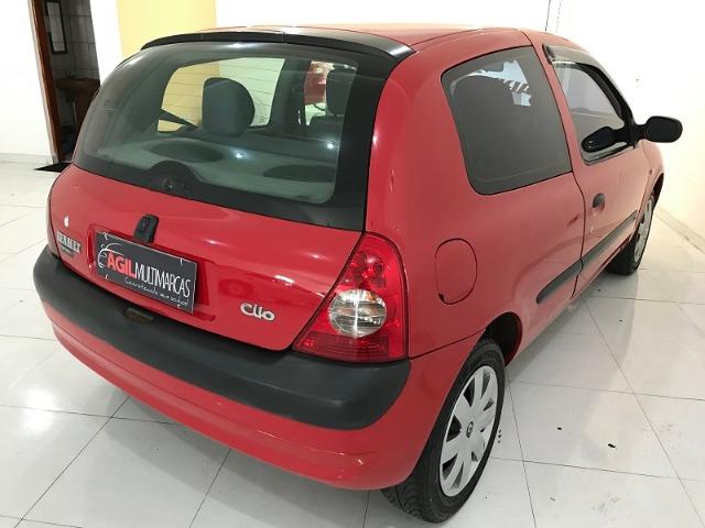 Renault Clio Authentique 1.0 Único dono 2004 Vermelho - Foto 7