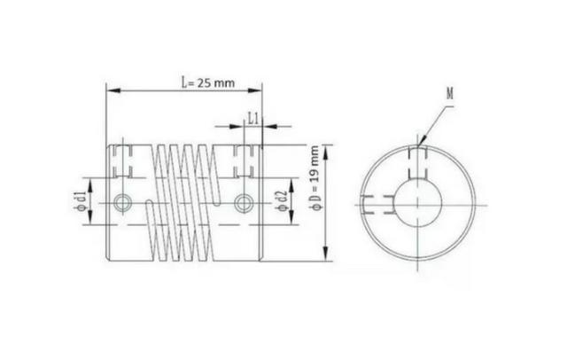 COD-CP161 Acoplamento Flexível 8x8mm Eixo,fuso Arduino Automação Robotica - Foto 2