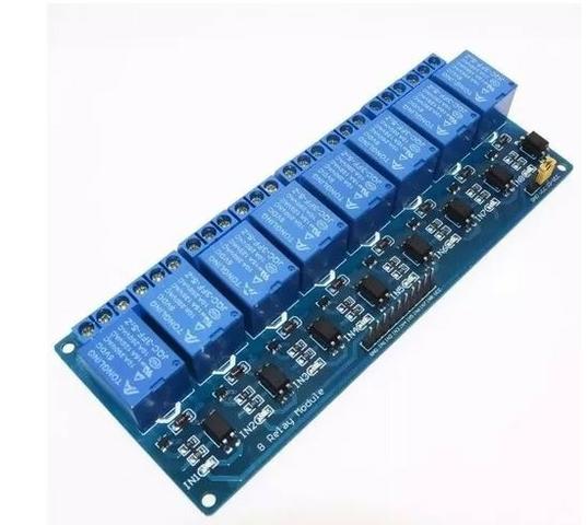 Relé 8 Canais 5v | Arduino, Pic, Raspberry Pi CÓD-AM9 