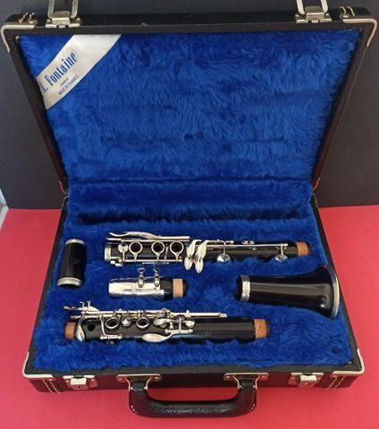Clarinete De Madeira Ébano A Fontaine Francês (Cuesnon)