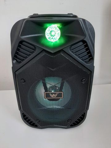 Caixa de Som Altomax Bluetooth com Entrada de Microfone + Leitor Cartão +USB + Aux - Foto 3