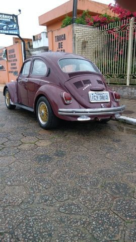 Fusca versão limitada, famoso monocromatico, interior caramelo - Foto 7