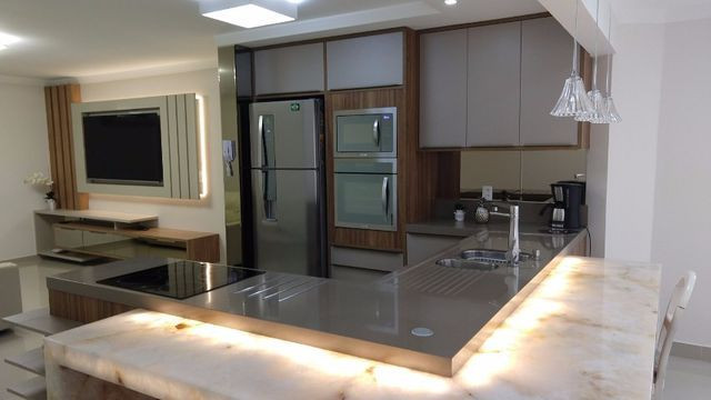 Apartamento à 300m mar com 02 dorms, novo, excelente mobilia!!! - Foto 14