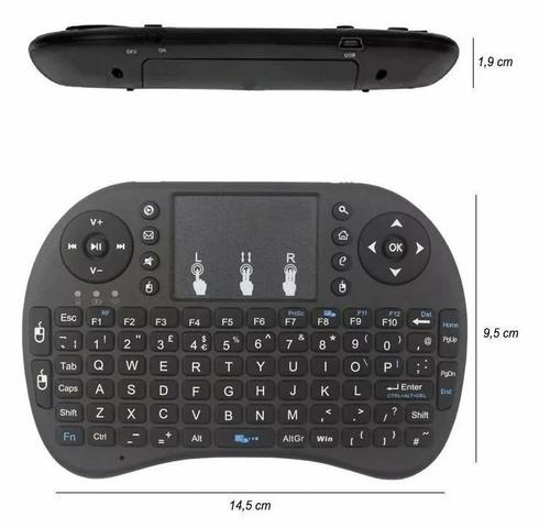 Mini teclado para tv box wifi