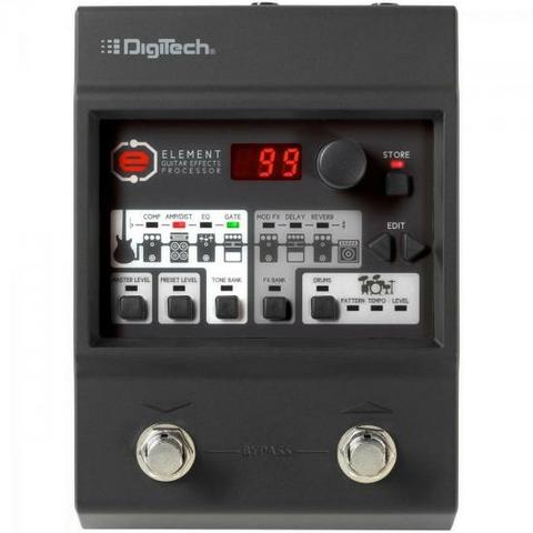 Pedaleira Para Guitarra Bivolt Element Preta Digitech - Foto 2