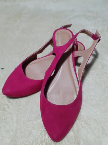 Sapatilha rosa pink santinato 37