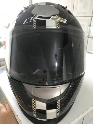 Capacete LS2 fibra de carbono - Foto 3