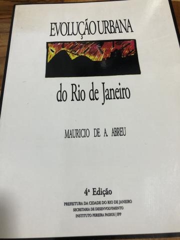 Livro Evolução Urbana do Rio de Janeiro