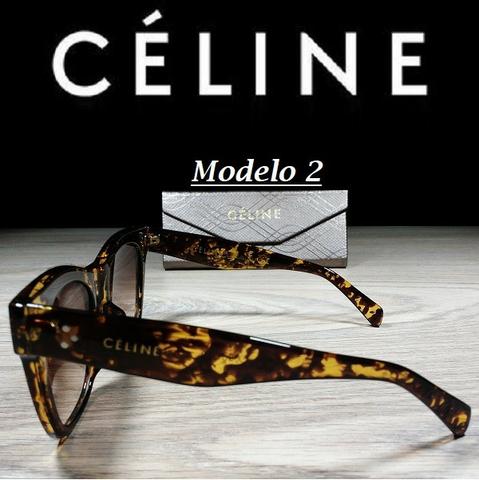 Óculos Feminino Céline Quadrado 5689 com Proteção UV - Foto 4
