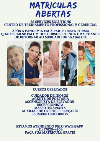CURSOS DE FORMAÇÃO PROFISSIONAL