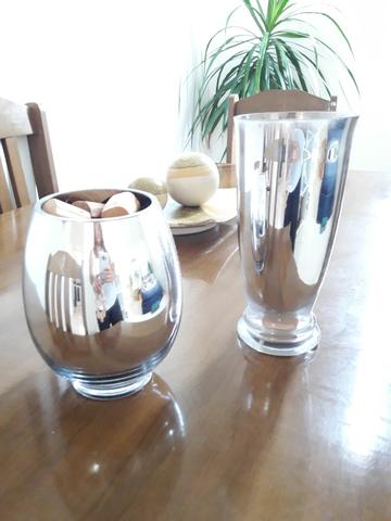 Centro de mesa, jarro, vaso, cesta rústica - Foto 3