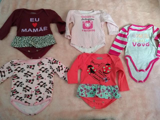 Vendo lote de Roupinhas de bêbe inverno menina