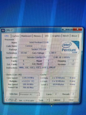 CPU Pentium E2140 1.60 GHz - Foto 3