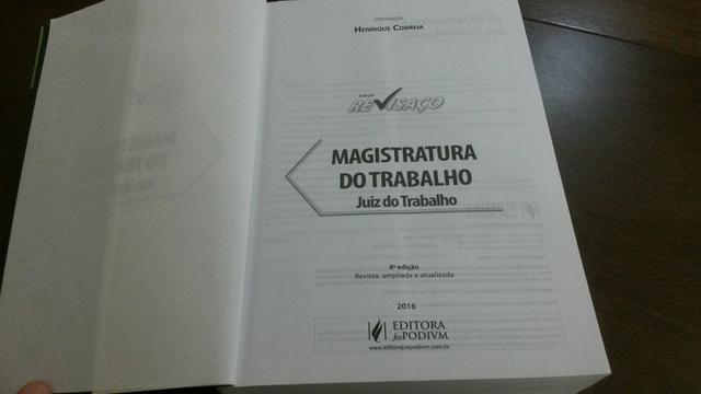 Desapego: Revisaço Juiz do Trabalho e livros jurídicos magistratura Direito - Foto 3