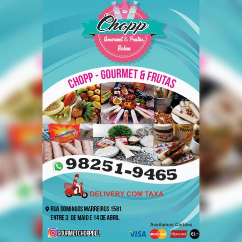 Chopp gourmet e frutas Belém