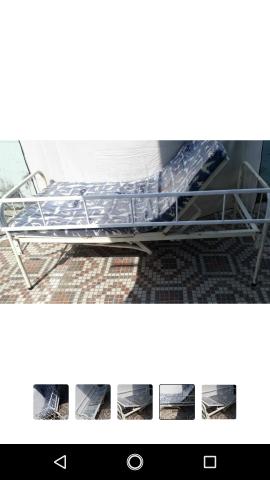 Cama hospitalar grade removível cabeceira e pés reguláveis - Foto 4