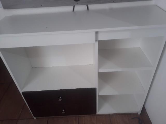 Suporte para aquário / balcão branco de madeira - Foto 2
