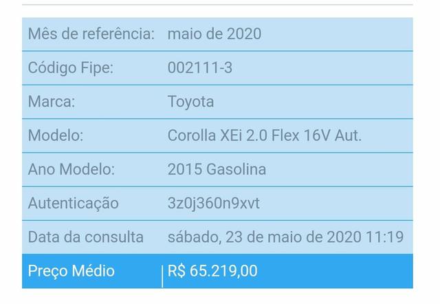 Corolla XEI 2015 - Foto 6