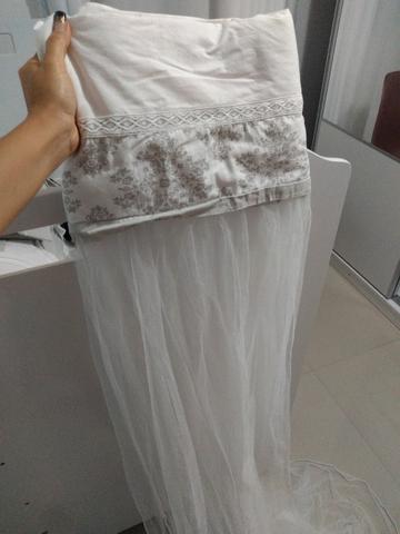 Kit berço cinza unissex - Foto 3