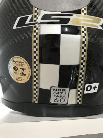 Capacete LS2 fibra de carbono - Foto 5