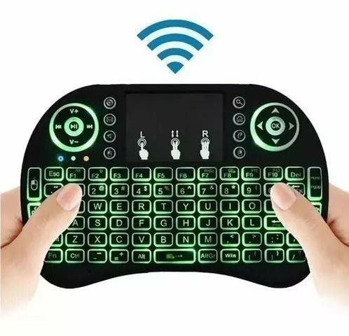 Mini teclado sem fio whirelles tv box notbook , playstation , xbox (aceito cartão ) - Foto 3