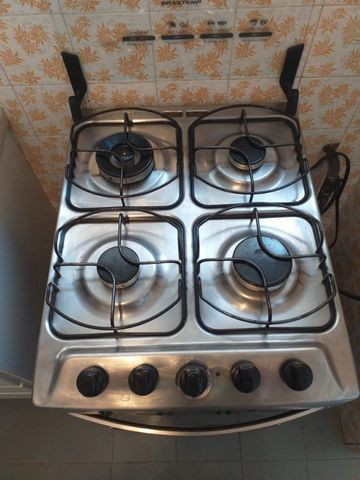 Já Reservado - Fogão Brastemp Ative Inox - 4 bocas com grill - Foto 3