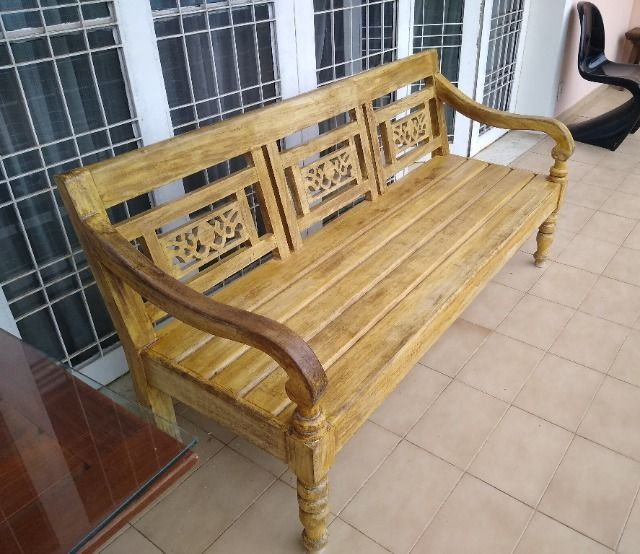 Banco madeira / Namoradeira