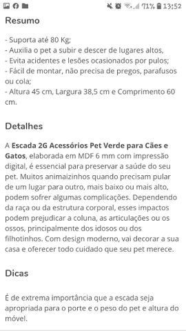 Escada para pet desmontável em MDF - Foto 6