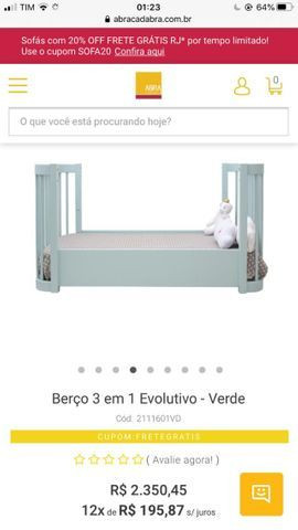 Berço Evolutivo 3X1 - Verde - Foto 6