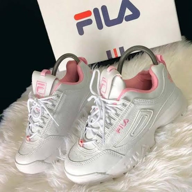 tênis da fila feminino rosa