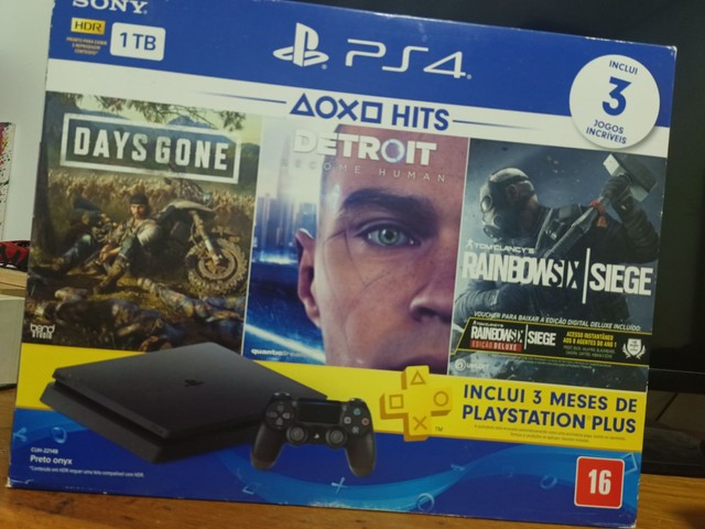 Playstation 4 1TB completo 