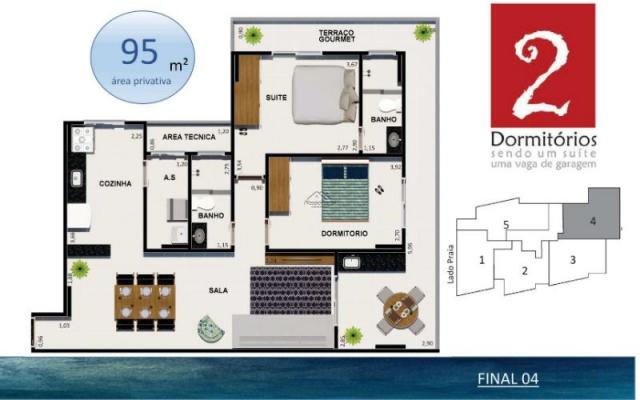 Lançamento Apartamento na Guilhermina em Praia Grande - Foto 9