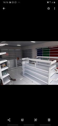 Linha de gondolas para FARMÁCIA ( PRATELEIRA) - Foto 3