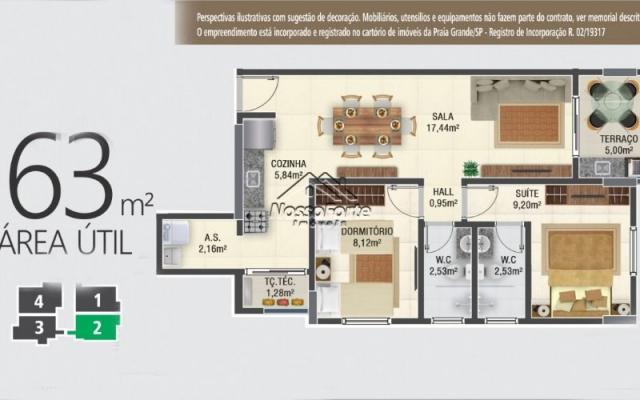 Lançamento Apartamento no Canto do Forte em Praia Grande - Foto 10