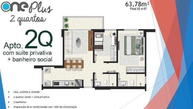 Apartamento 2 Quartos/suíte - Jardim América - Avenida T-9 - Foto 3