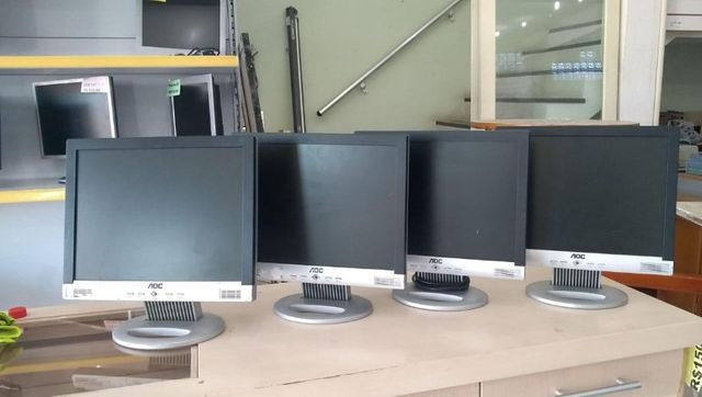 LOTE 10 Monitores LCD Funcionando - Foto 5