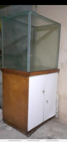 Vendo aquário completo com bomba e filtro - Foto 4