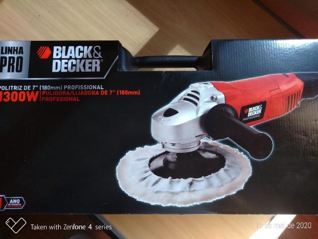 Politriz black decker 1300w, nova, nunca usada, leia o anuncio !!
