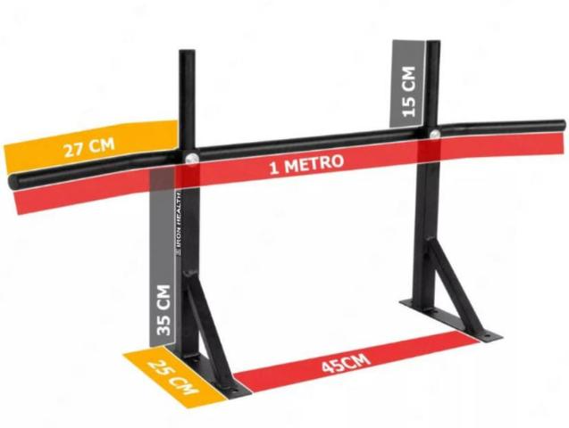 Barra fixa mista/novo/treinar em casa