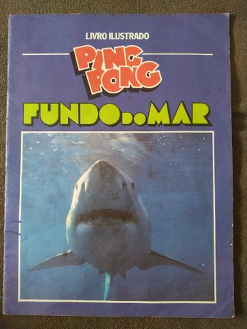 Álbum de Figurinhas Ping Pong Fundo do Mar