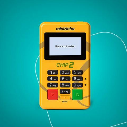 Máquina de cartão minizinha chip2 - Foto 2