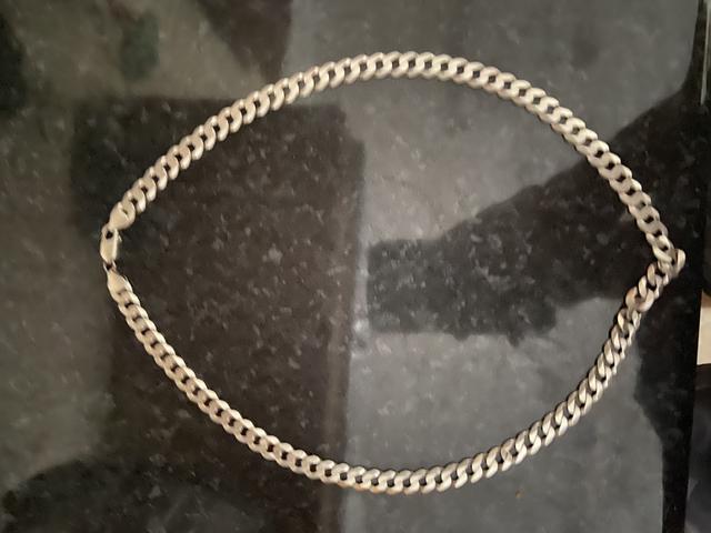 Cordão de prata grosso 100% 50 gramas - Foto 3